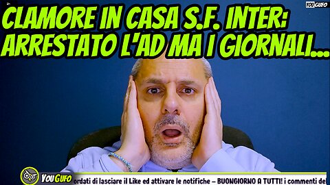 SPONSOR FASULLI: ARRESTATO AMMINISTRATORE DELEGATO IN CASA S.F. lNTER: GIORNALISTI MUTI...