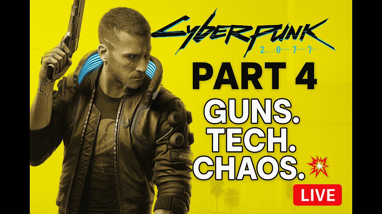 🔥Cyberpunk 2077 Part 4 – Night City’s Not Ready for Me 🚀 💥 LIVE! #cyberpunk2077