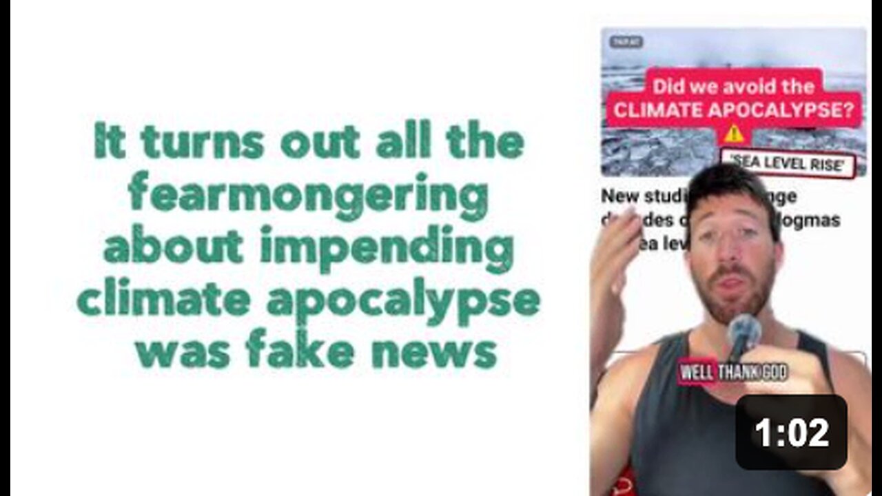 No way! It turns out all the fearmongering about impending climate apocalypse was fake news. 🙄