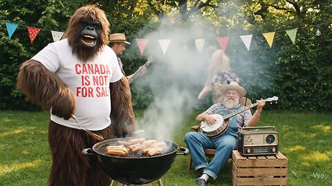 bigfoot BBQ party , telling some advice