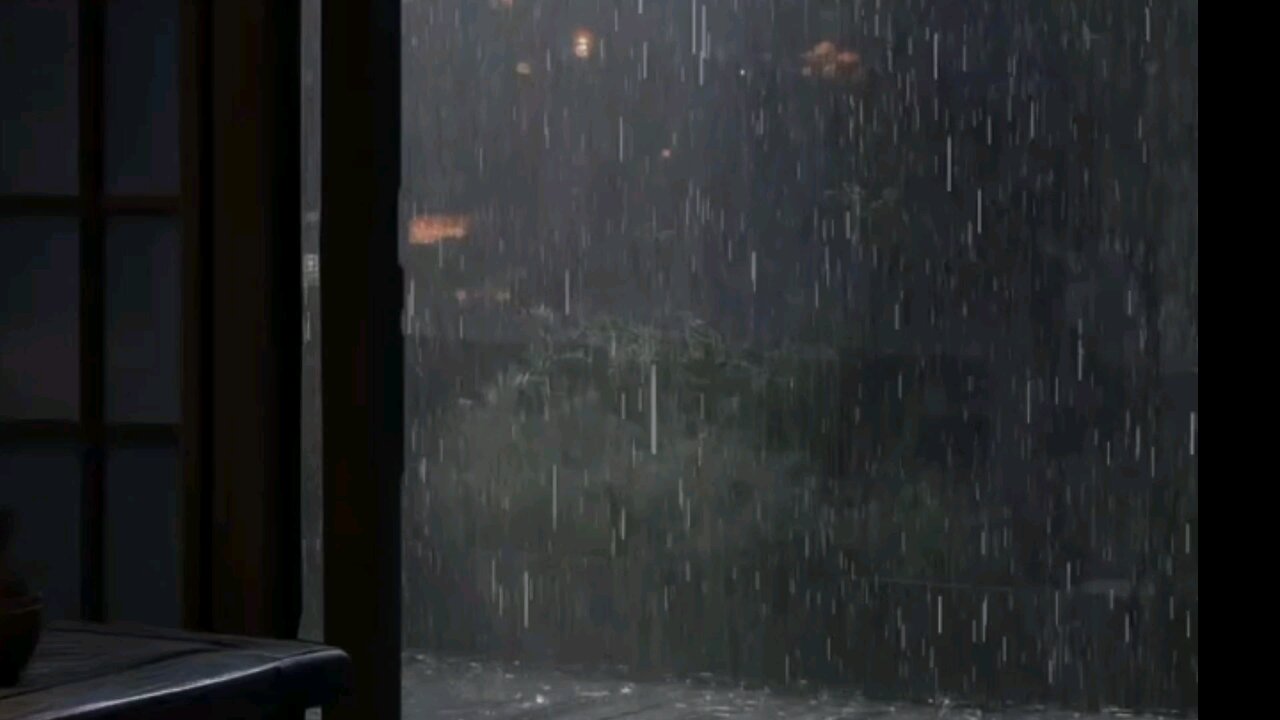 relaxing rain sound