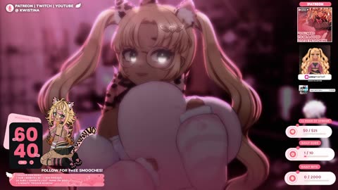 kwistina - kwis gives you a buncha loving kisses - [asmr] [clip]