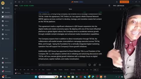$YHC Stock Just Got a TikTok Deal — Is This the Next Viral Squeeze?! ????