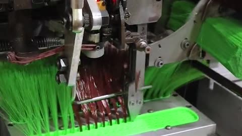 making brooms with sophisticated machines