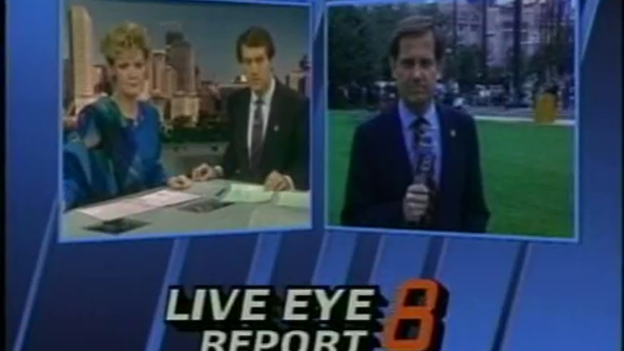 April 3, 1990 - President George H.W. Bush Visits Indianapolis; Vigil for Ryan White