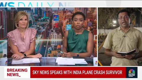 Sky News reporter describes talking with Air India crash survivor