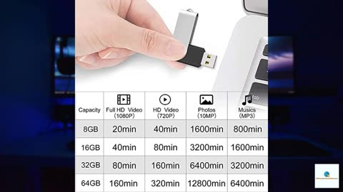 2 Pack 64GB USB Flash Drive USB 2.0 Thumb Drives Jump Drive Fold Storage Memory Stick Swiv