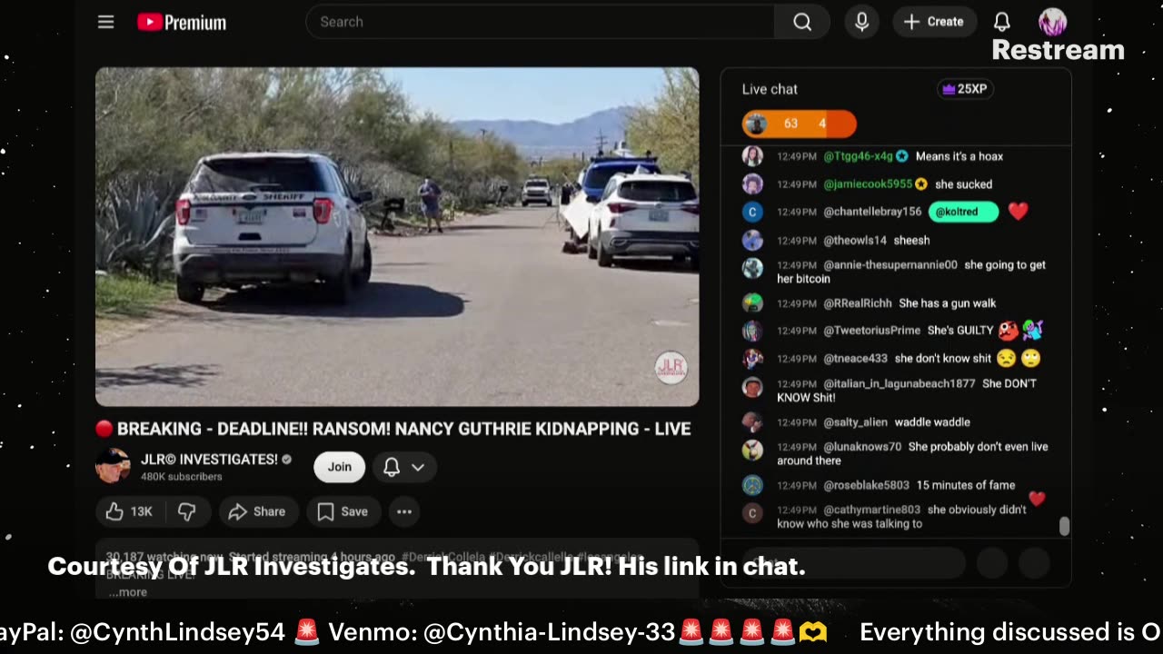 Nancy Guthrie 8, February, 2026.