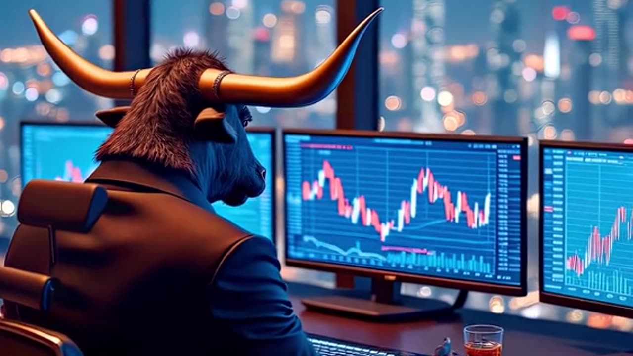 AI generated video | BULL TRADER