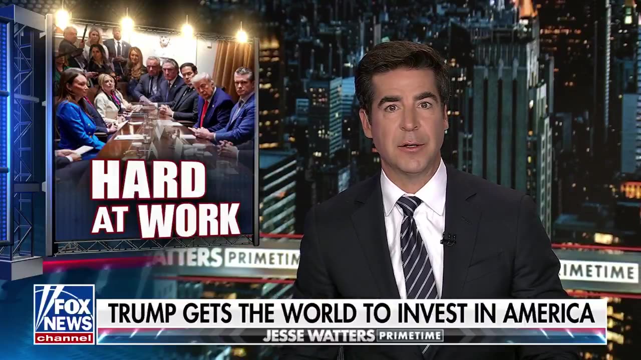 Jesse Watters · POTUS holds Cabinet meeting after a strong first quarter