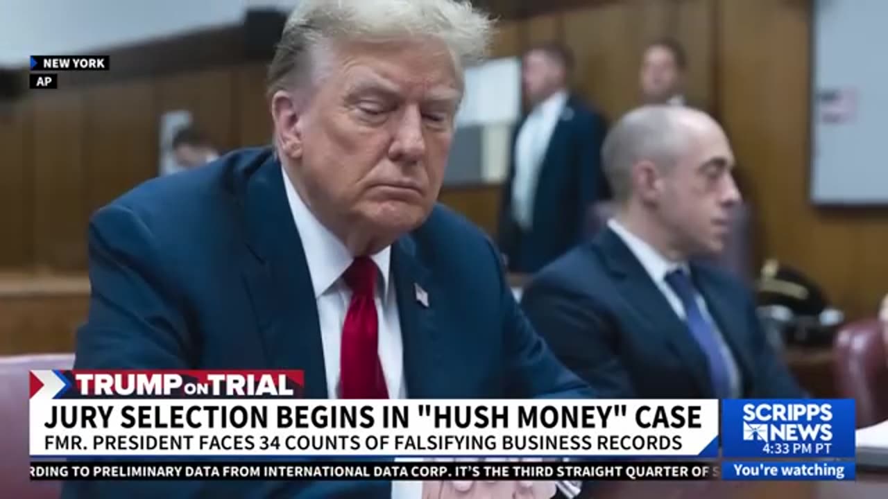 Trump Hush Money Criminal Trial _ Day 1