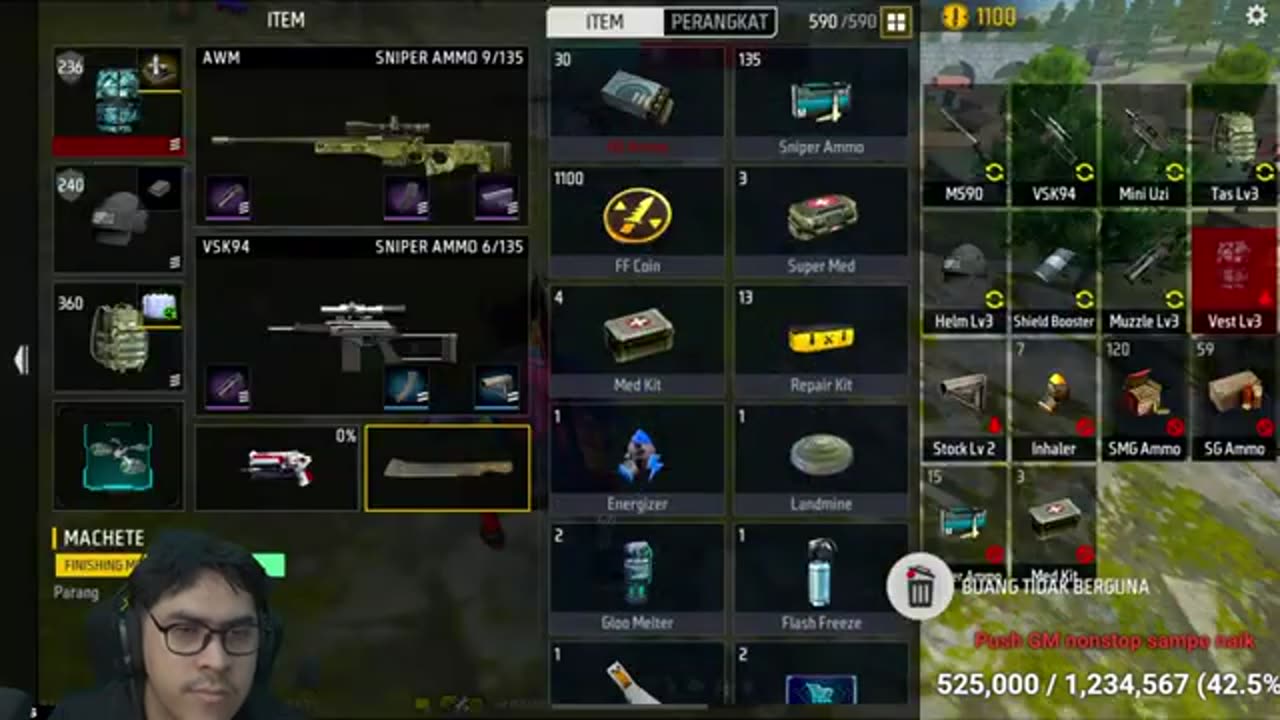 The fun of playing Garena Free Fire Ep395