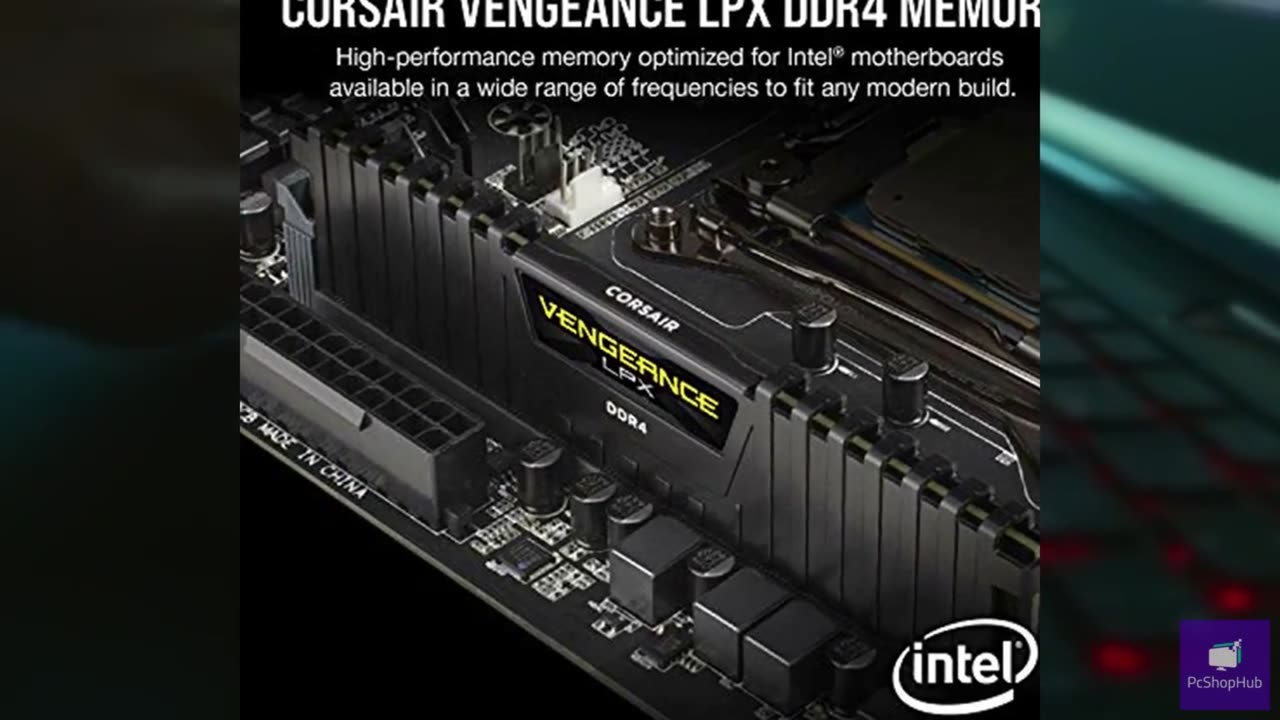 CORSAIR VENGEANCE LPX DDR4 RAM 64GB (2x32GB) 3200MHz CL16-20-20-38 1.35V Intel A