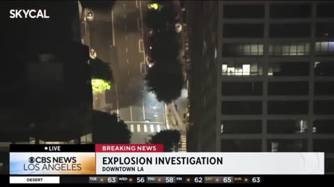 Explosion investigation in Downtown Los Angeles