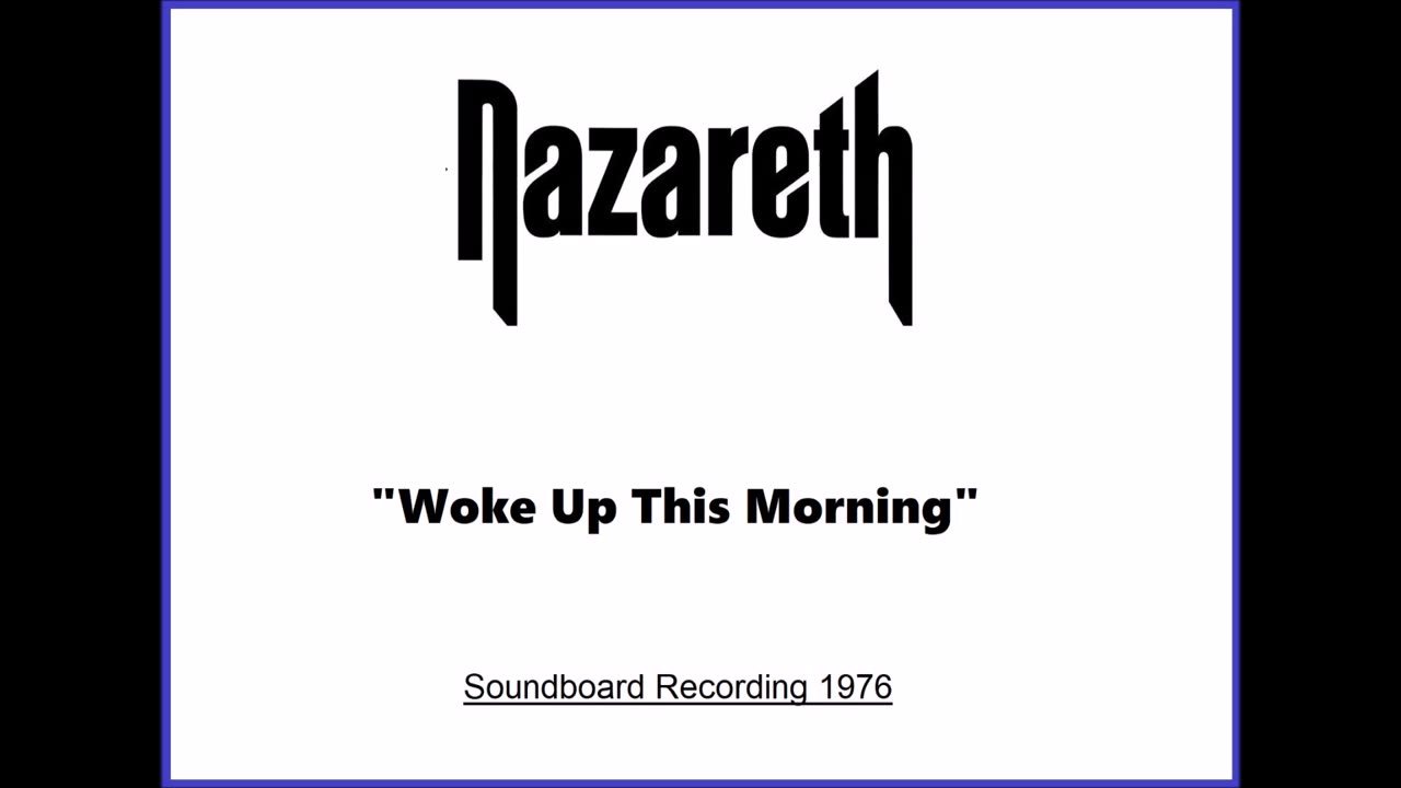 Nazareth - Woke Up This Morning (Live in Portland, Oregon 1976) Soundboard