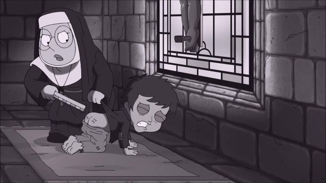 Family Guy - Nun Spanking Scene