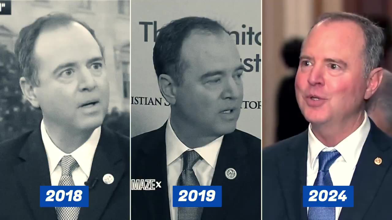 Schiff over the years threatening Trump