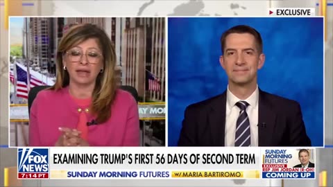 Sen Tom Cotton speaks about President Trump's first 56 days in office