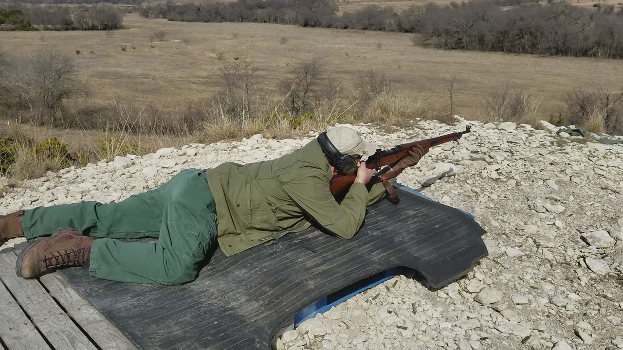 1917 in 3-gun open field competition - rifle stage