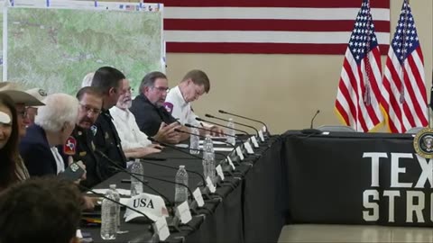 WATCH: Trump holds a roundtable with Texas flood first responders