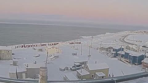 A striking timelapse shows Utqiaġvik, Alaska’s last sunrise and sunset of the year as the