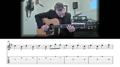 Garryowen/The Irish Washerwoman - Crosspicking Guitar Lesson (Sheet Music + TAB)