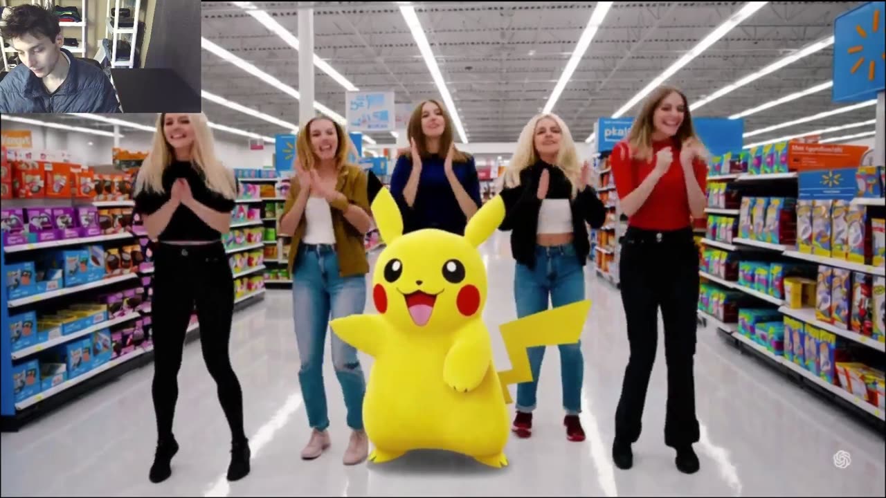 Outtake #1,220 Of Pikachu The Pokemon Dancing With Women At A Walmart Supercenter Fake Funny Video
