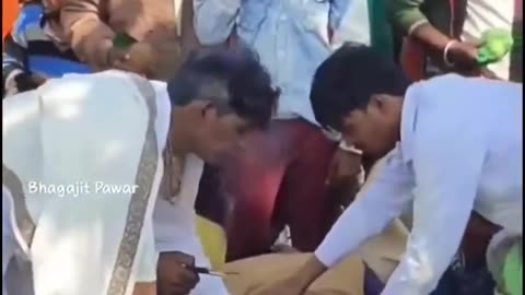 HINDUISM IS NOT COMPATIBLE WITH THE WEST: Hindus in India perform a satanic ritual!