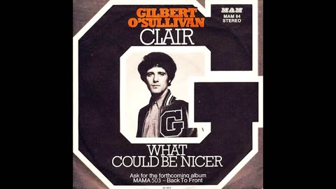 MY COVER OF "CLAIR" FROM GILBERT O'SULLIVAN