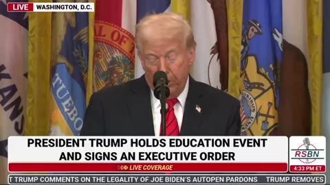 TRUMP: "We're going to be returning education very simply back to the states"