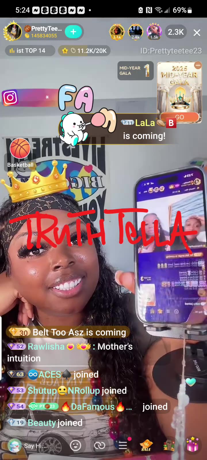 PRETTY TEETEE GOING OFF WHILE QUEEN TOMIKAY TEACAPS HER & EMPRESS PARIS PT. 1