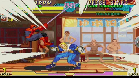 Spiderman + Venom vs Capt. Commando Wolverine