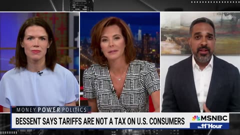 'Nonsensical.' Bessent repeats claim that Americans will not pay for tariffs