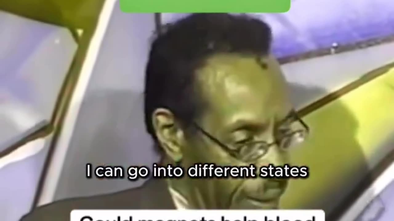 Magnetizing your blood.