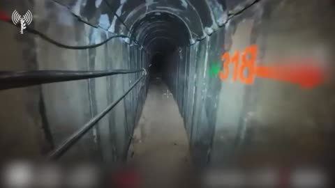 A one-kilometer-long tunnel containing Hamas explosives and weapons was located