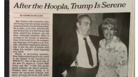 The Trump we see is an ACTOR