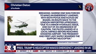 Trump's Helicopter Forced To Execute Emergency Landing in U.K.