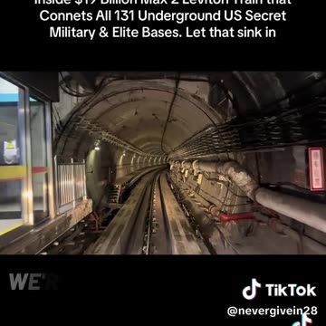 Inside $19 Billion 2 Leviton Train that Connets All 131 Underground US Secret Military & Elite Bases