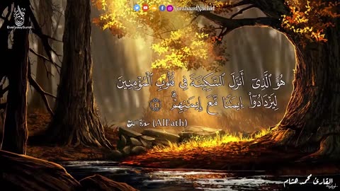 آيات السكينة من 💚القرآن الكريم 💚تلاوة هادئة تريح الاعصاب القران صوت جميل جدا - للقارئ محمد هشام HD