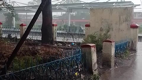 Rain 🌧️ at NJP