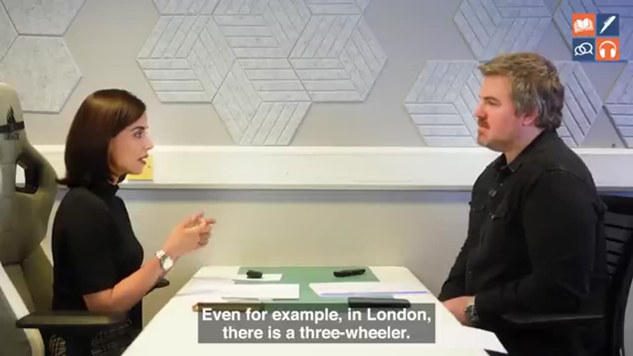IELTS speaking test, our student produces fantastic fluency and perfect pronunciation.