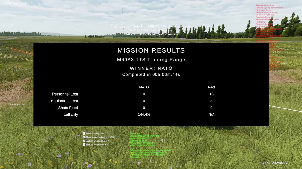Gunner, Heat, Pc! Traning M60A3 TTS