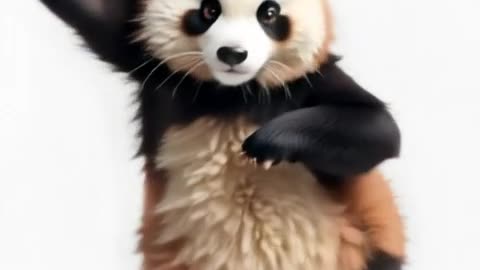 Watch this cool and funny panda show off its best dance moves