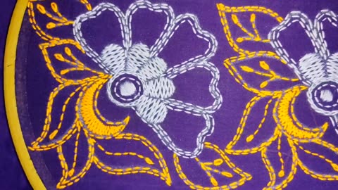 Hand embroidery so attractive nakshi kantha design stitch,নকশীকাঁথা নকশা সেলাই,Noksi katha selai