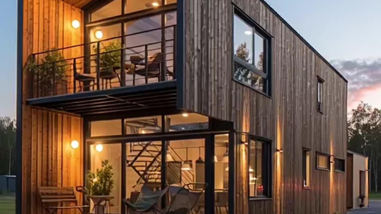 Modern Barn-Style Container House Design
