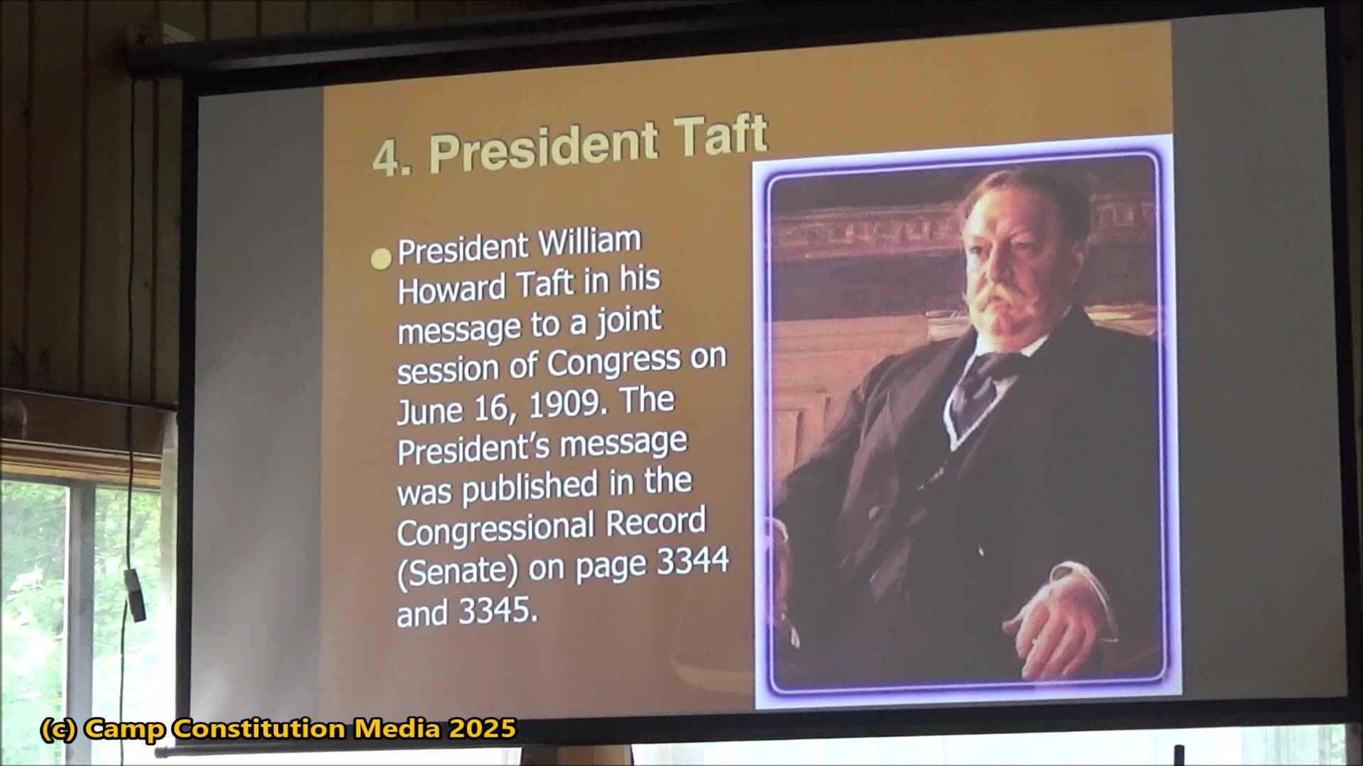 The 16th Amendment Never Was Properly Ratified, with Pastor David Whitney at Camp Constitution 2025