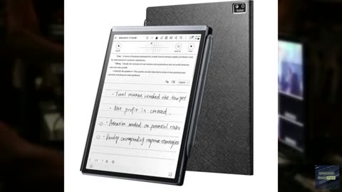 iflytek AINOTE Air 2 Bundle – Stylus Pen & Folio Case, 8.2" AI Note Taking Table