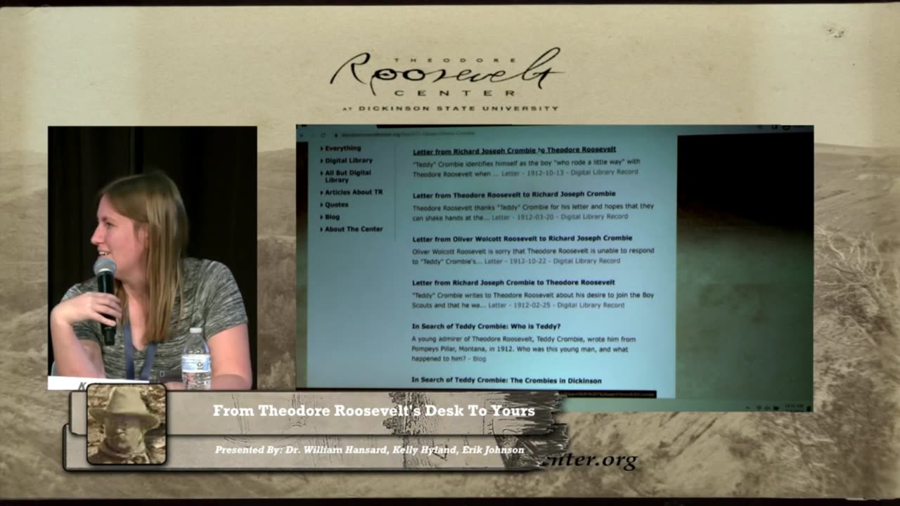 From Theodore Roosevelt's Desk To Yours - A Demonstration of the TRC Digital Library