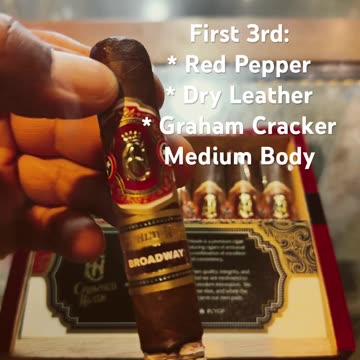 Broadway Robusto (Crowned Heads) 4 3/4x52 #CigarOfTheDay #Shorts #Short #CigarReview #YTShorts