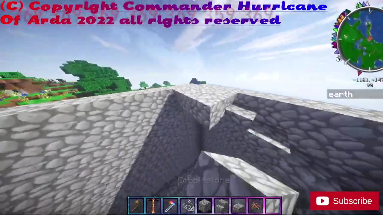 Minecraft Building the cobblestone lighthouse from duracula untold